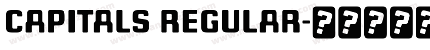 Capitals Regular字体转换
